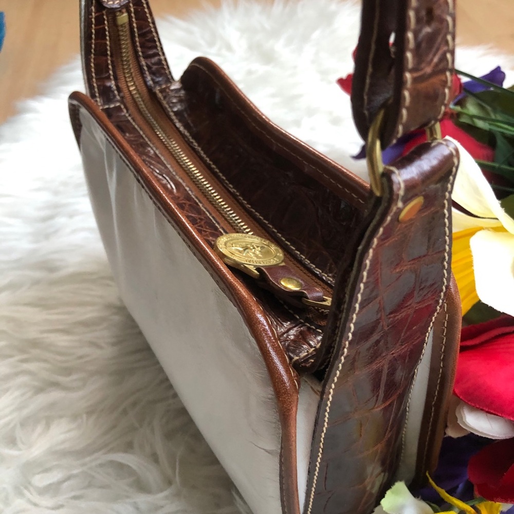 🌺GORGEOUS VINTAGE CROC Brahmin crossbody bag🌺 - Picture 5 of 13